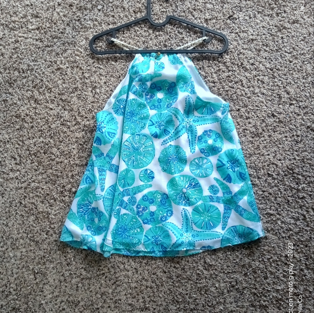 Lilly Pulitzer For Target Women's Urchin For You Tank Top Shell White Size Small - Picture 5 of 7